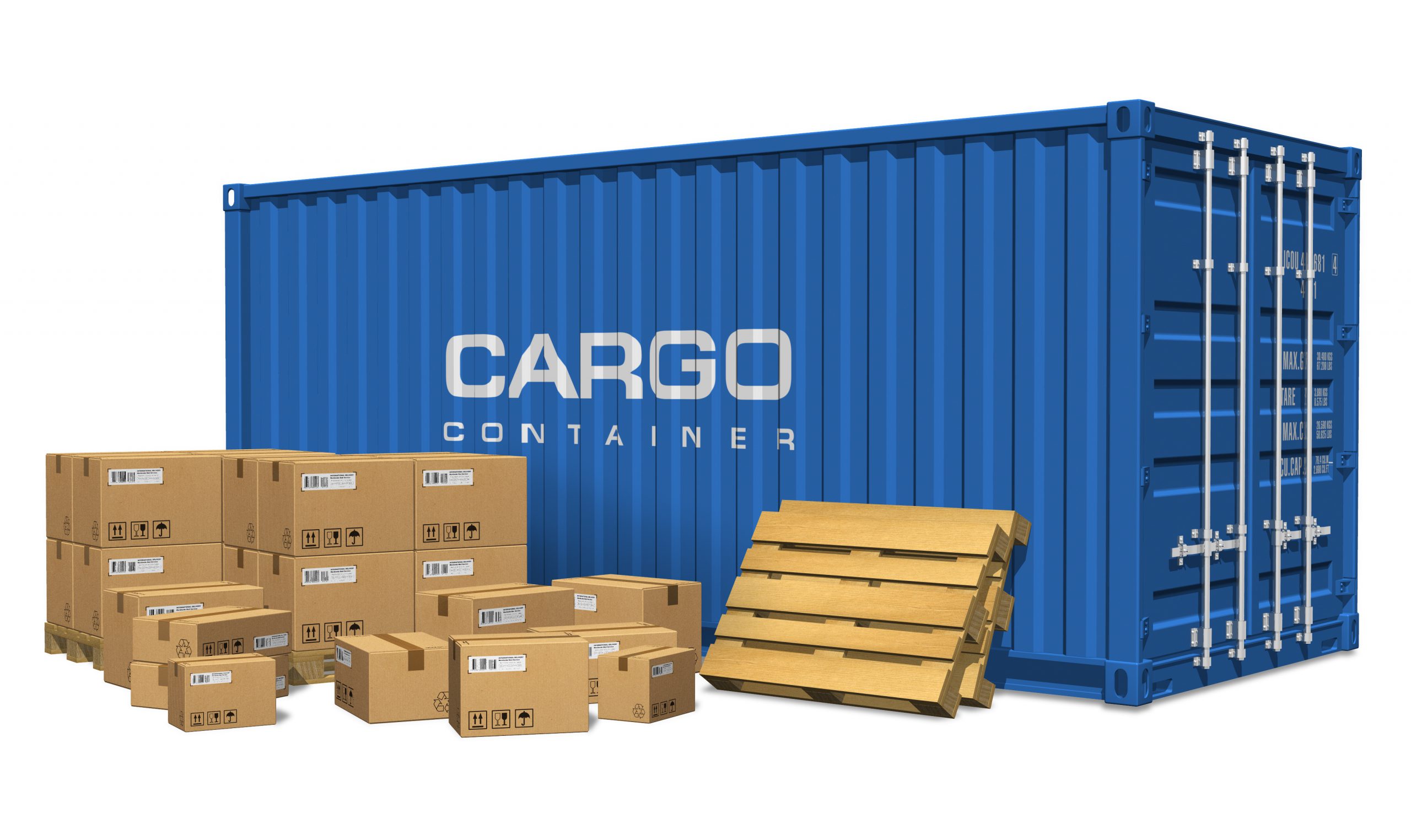 40 foot shipping container holds a lot of storage materials