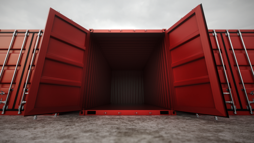 shipping container foundation