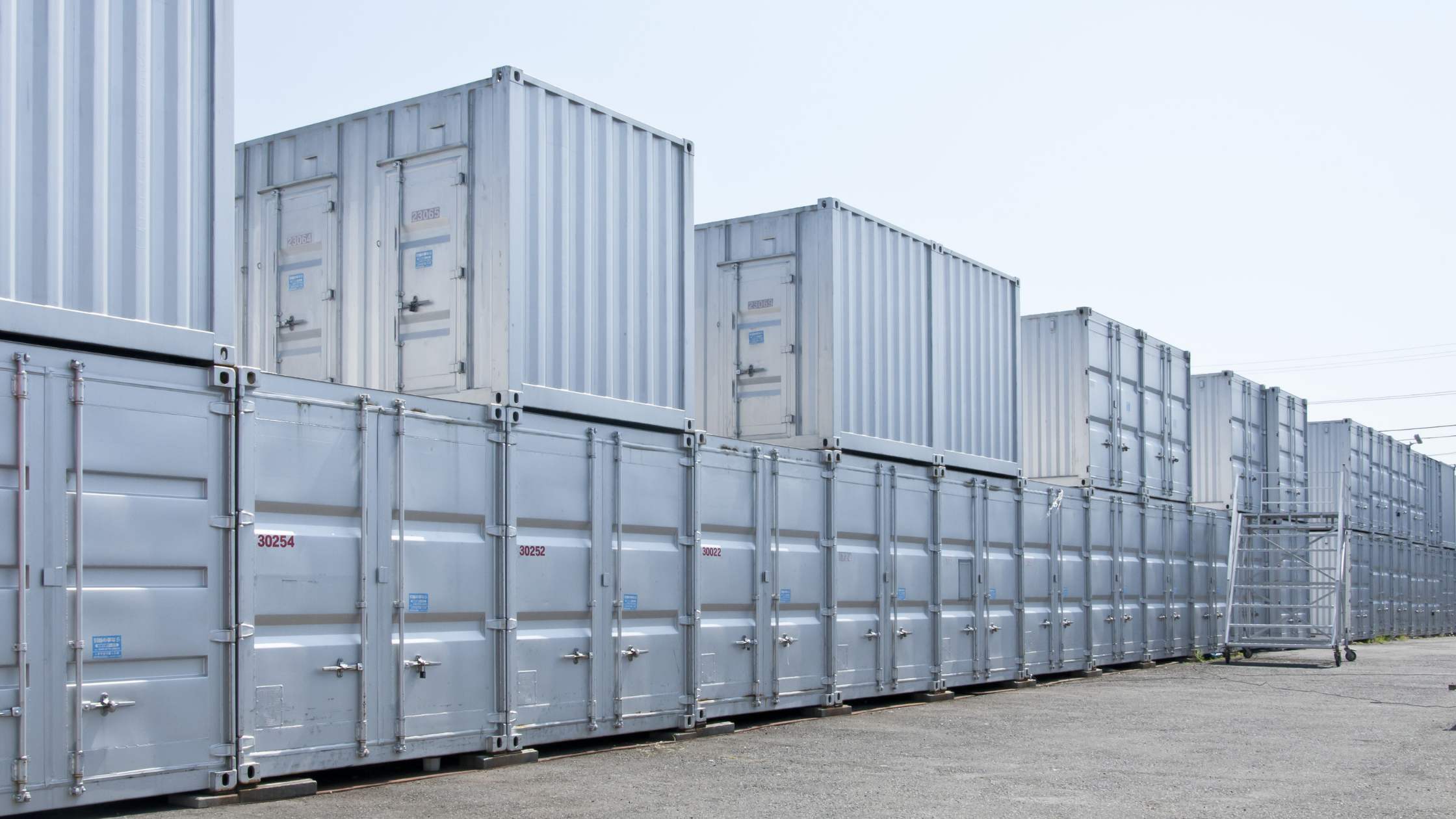 Steel Doors Self Storage Storage Rooms Rooms x 20 Units Shipping Container